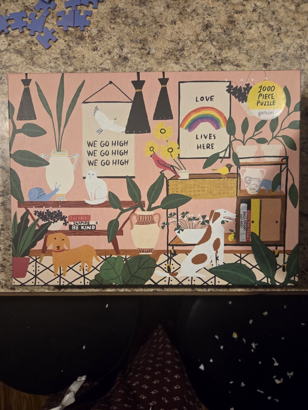 New Galison Love Lives Here 1000 Piece Jigsaw Puzzle